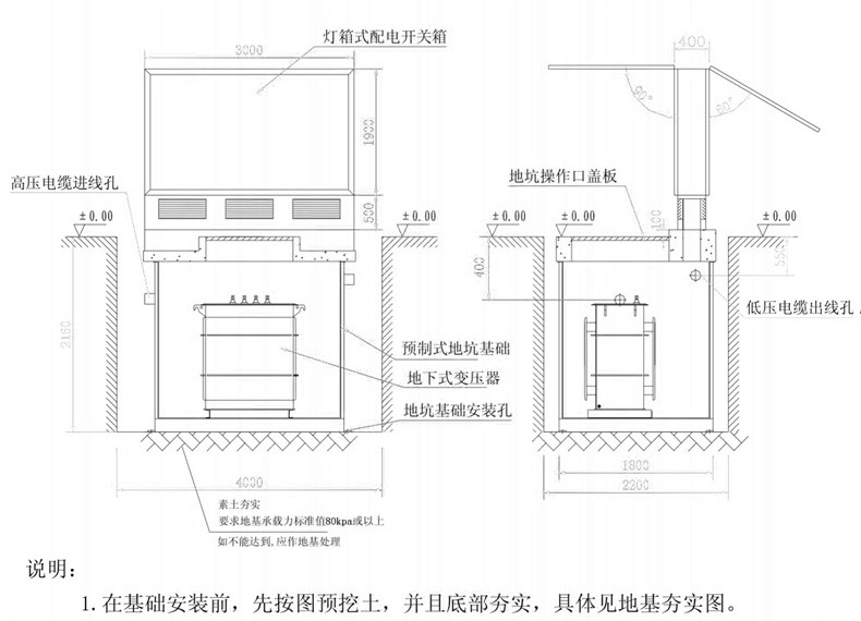 地埋箱变 100kva景观箱式变压器 厂家直销 户外成套设备 品质保障-2025澳门原料1688大全示例图9